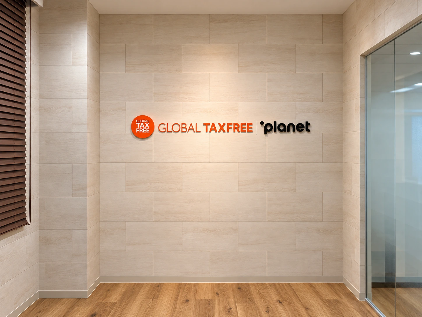 Global Tax Free–Planetのオフィスエントランス